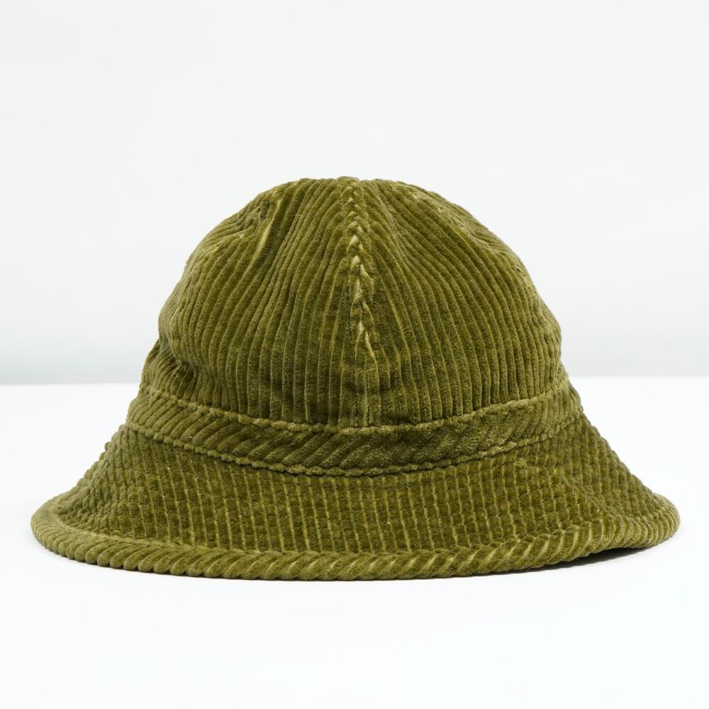 cableami Metro Bucket Hat Olive Green Cotton Made in Japan Size M
